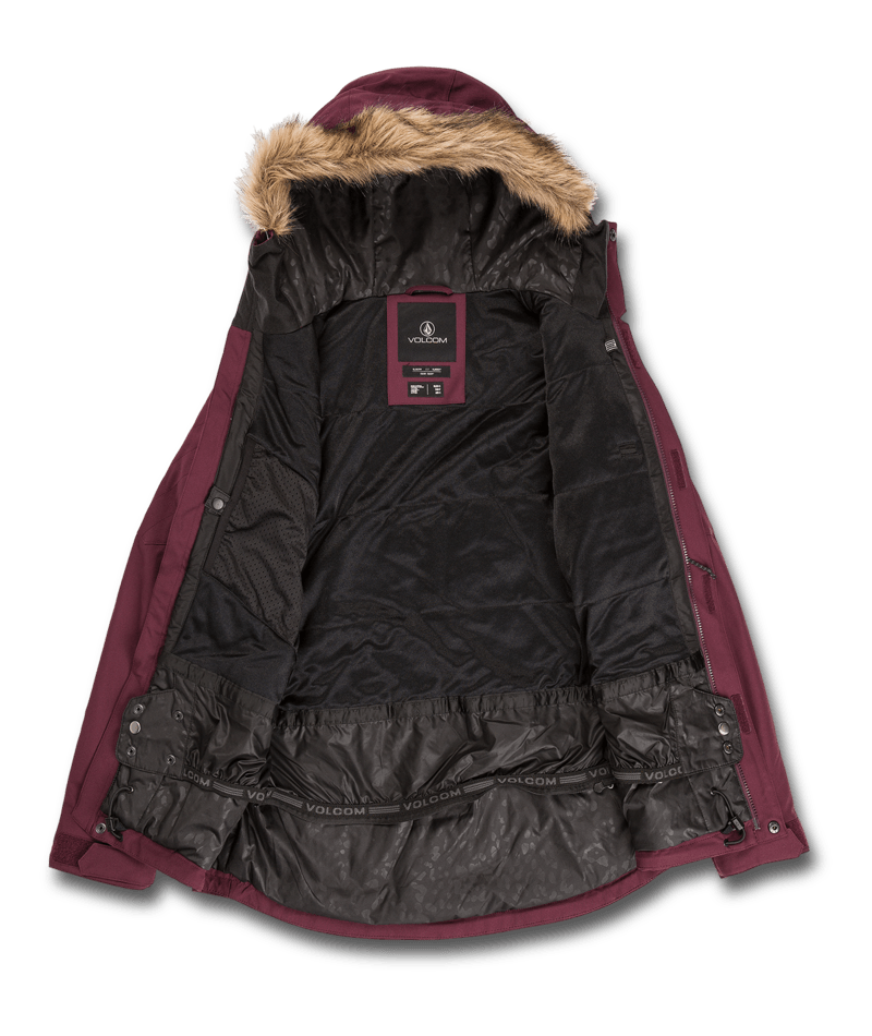 Volcom | Volcom Shadow Ins Jacket Merlot  | Chaquetas Nieve Mujer, Insulated Technical, Snowboard, Unisex | 