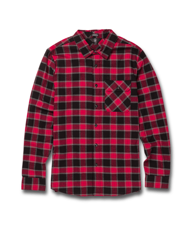 Volcom | Volcom Shadows Flannel Ls Black  | Camisas, Camisas manga larga, Men, Ropa | 