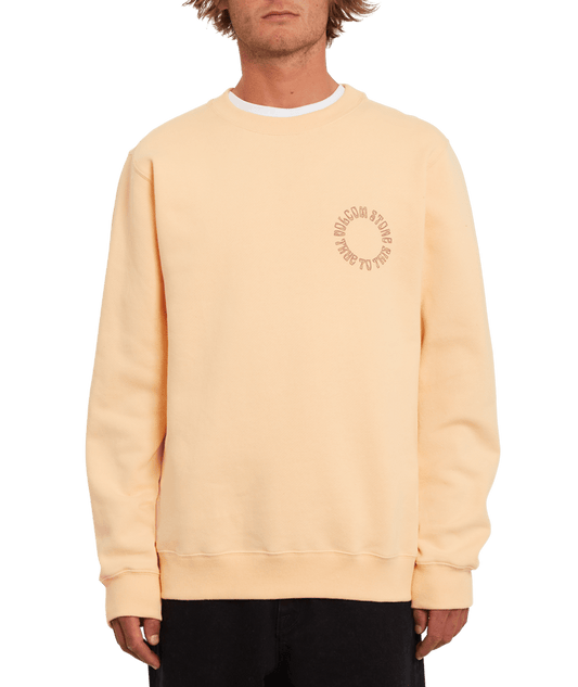 Best selling products | Volcom | Volcom Shockwave Crew Cream Blush  | Men, Ropa, Sudaderas, Sudaderas sin capucha, Unisex | 