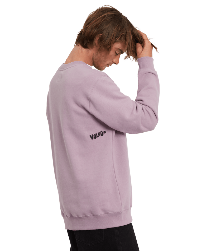 Volcom | Volcom Shockwave Crew Nirvana  | Men, Ropa, Sudaderas, Sudaderas sin capucha, Unisex | 