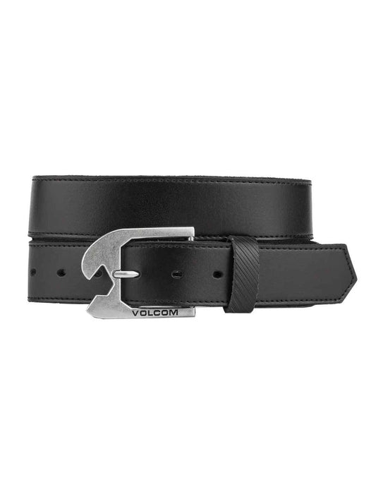 Volcom | Volcom Skully Leather Black  | Accesorios, Cinturones, Unisex | 