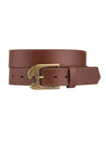Volcom | Volcom Skully Leather Brown  | Accesorios, Cinturones, Unisex | 