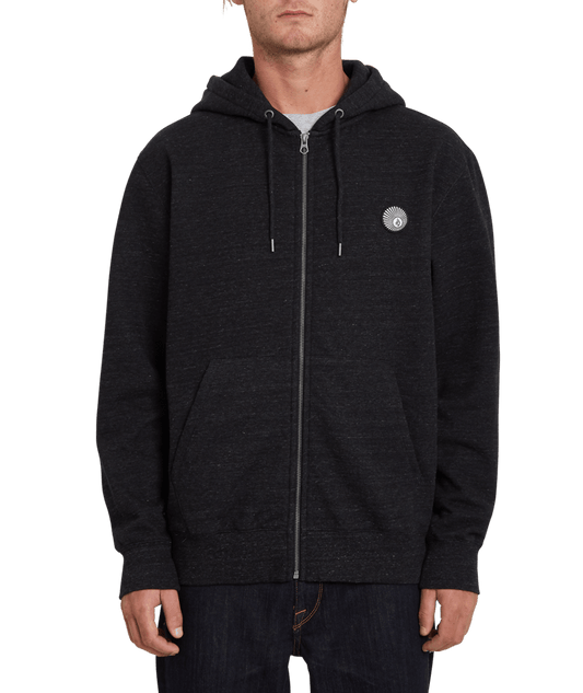 Produtos mais vendidos | Volcom | Volcom Sngl Stn Zip Fleece Heather Black  | Men, Ropa, Sudaderas, Sudaderas con cremallera | 