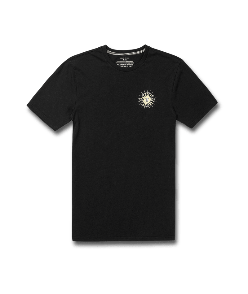 Volcom | Volcom Solarian Sst Black  | Camisetas, Camisetas manga corta, Men, Ropa, Unisex | 