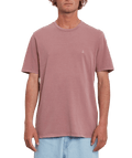 Volcom | Volcom Solid Stone Emb Sst Rose Brown  | Camisetas, Camisetas manga corta, Men, Ropa, Unisex | 