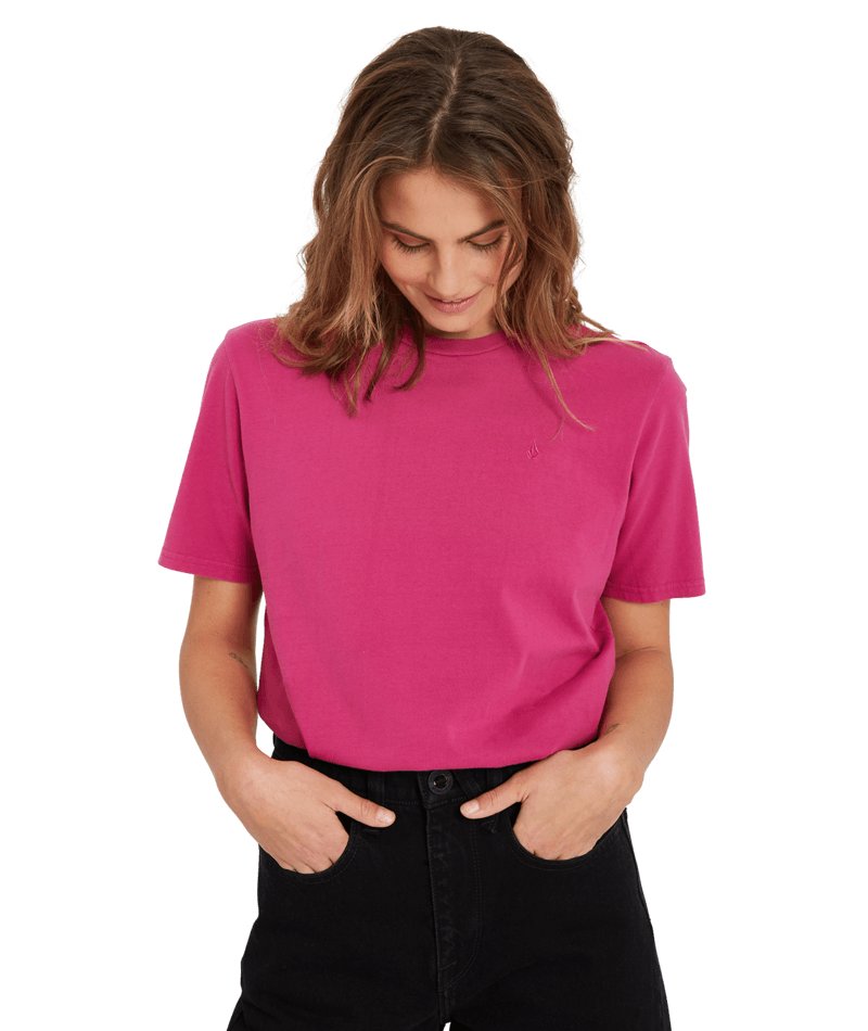 Volcom | Volcom Solid Stone Emb Tee Acai  | Camisetas, Camisetas manga corta, Ropa, Women | 