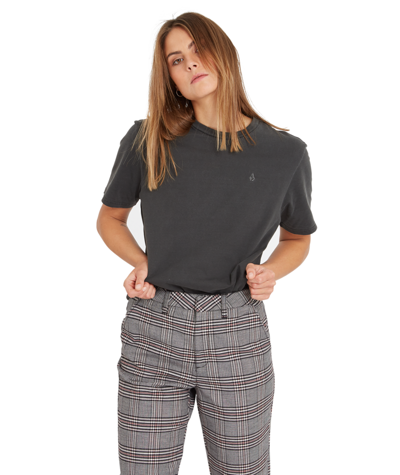 Volcom | Volcom Solid Stone Emb Tee Black  | Camisetas, Camisetas manga corta, Ropa, Unisex, Women | 