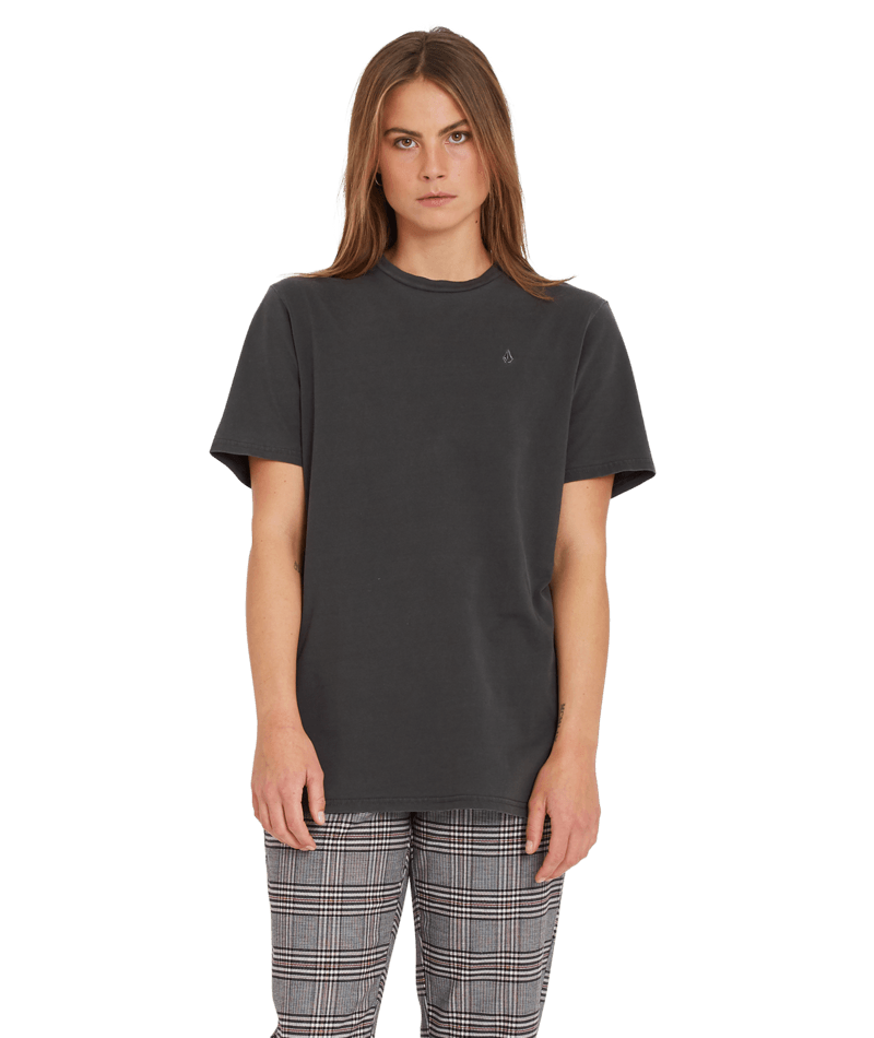 Volcom | Volcom Solid Stone Emb Tee Black  | Camisetas, Camisetas manga corta, Ropa, Unisex, Women | 