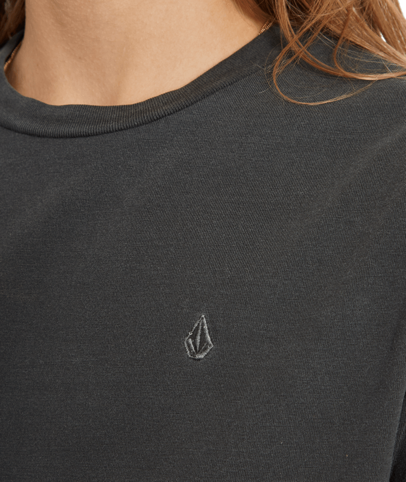 Volcom | Volcom Solid Stone Emb Tee Black  | Camisetas, Camisetas manga corta, Ropa, Unisex, Women | 