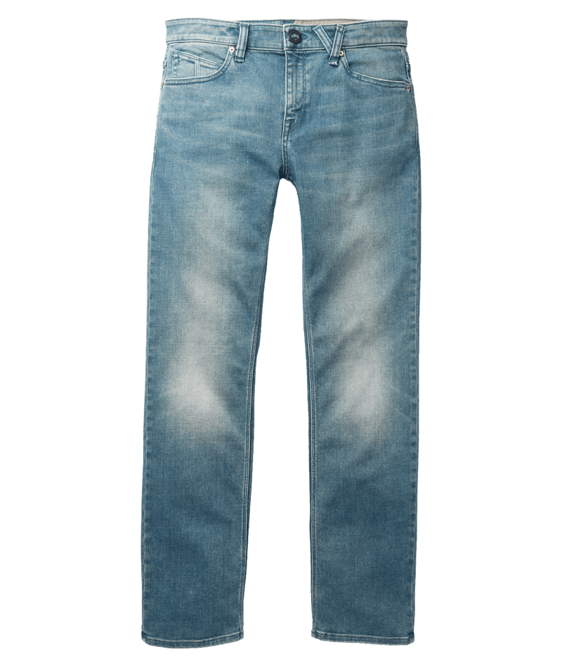 Volcom | Volcom Solver Denim Angled Bleach Wash  | Men, Pantalones, Ropa, Tejanos | 