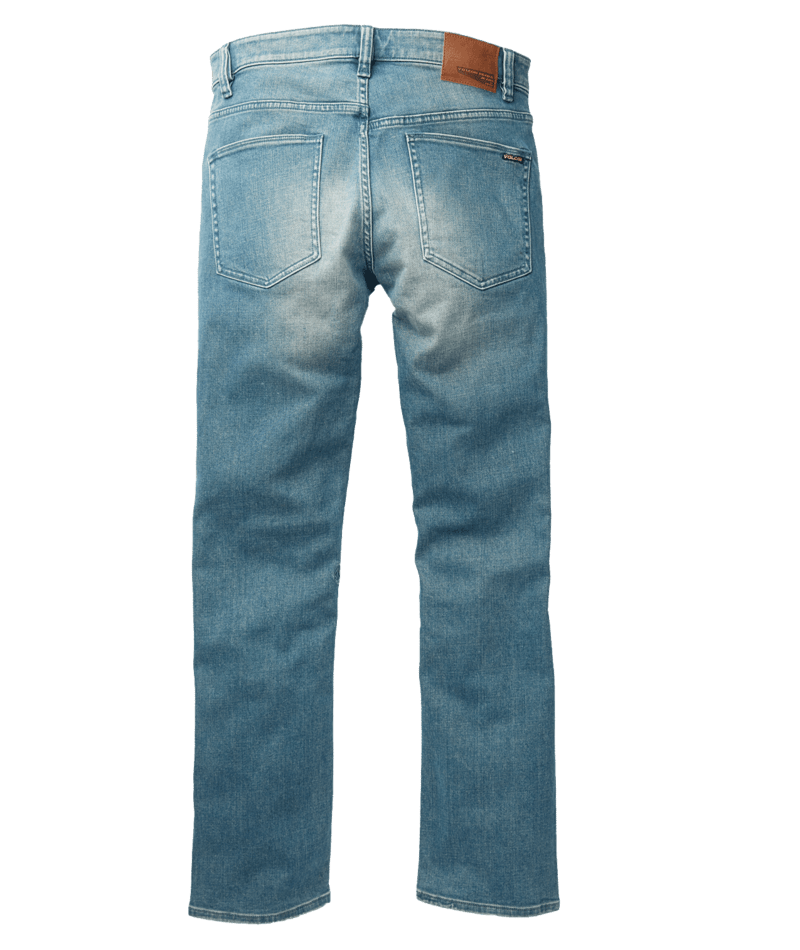 Lavagem com alvejante em ângulo Volcom Solver Denim | Novos Produtos | Produtos mais recentes | Produtos mais vendidos | surfdevils.com