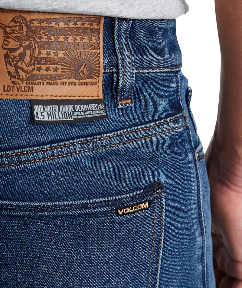 Volcom | Volcom Solver Denim Easy Blue  | Men, Pantalones, Ropa, Tejanos | 