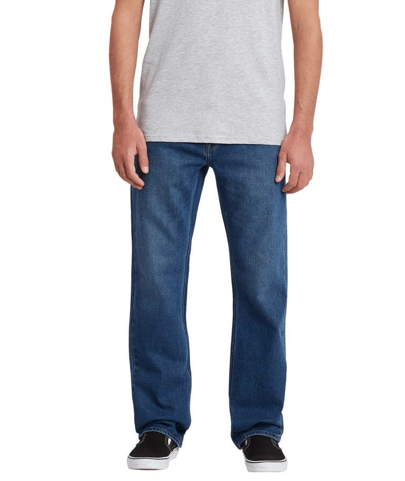 Volcom | Volcom Solver Denim Easy Blue  | Men, Pantalones, Ropa, Tejanos | 