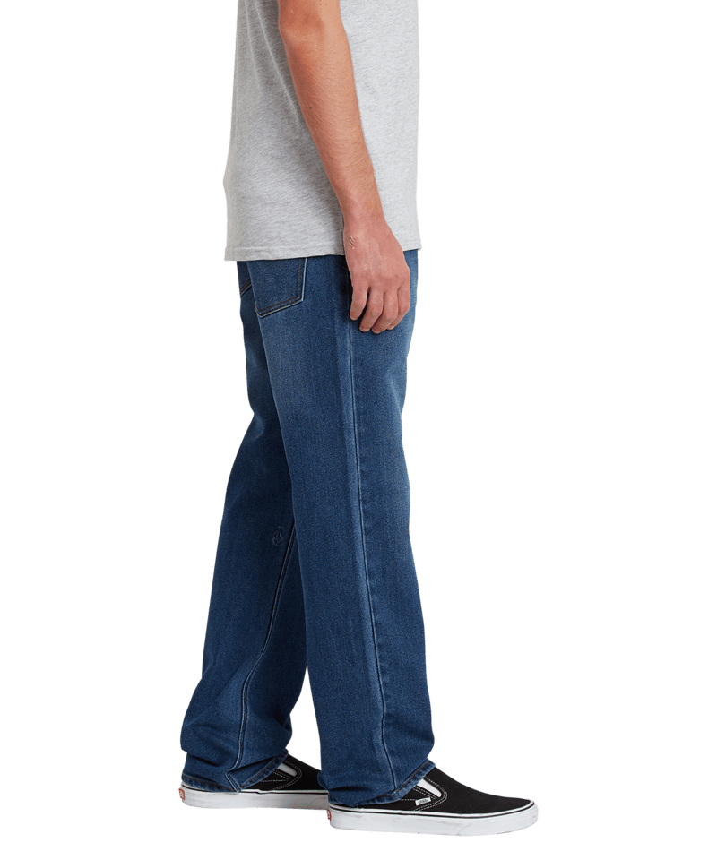 Volcom Solver Denim Easy Blue | Pantalones Tejanos | Todos los pantalones de hombre | Volcom Shop | surfdevils.com