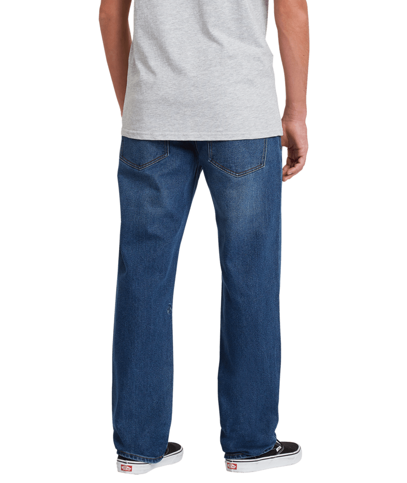 Volcom | Volcom Solver Denim Easy Blue  | Men, Pantalones, Ropa, Tejanos | 
