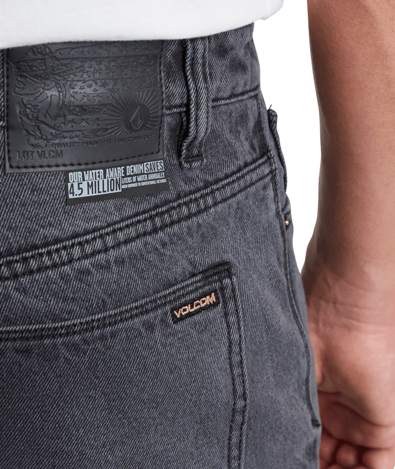Volcom | Volcom Solver Denim Fade To Black  | Men, Pantalones, Ropa, Tejanos | 