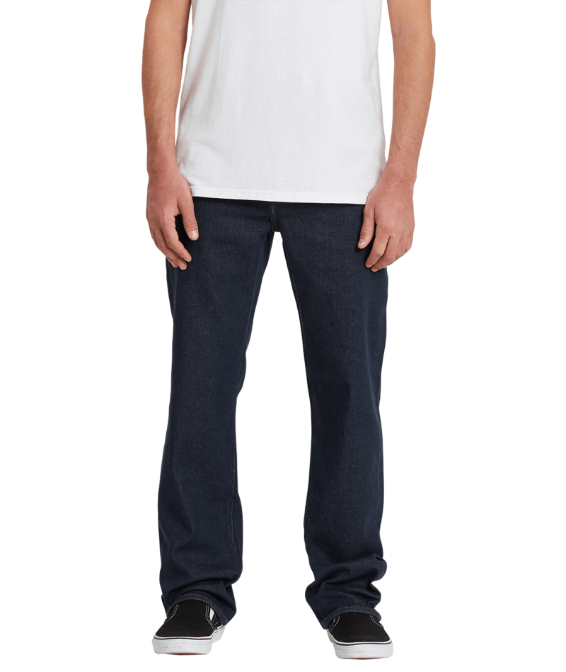 Volcom | Volcom Solver Denim Grey Indigo Rinse  | Men, Pantalones, Ropa, Tejanos, Unisex | 