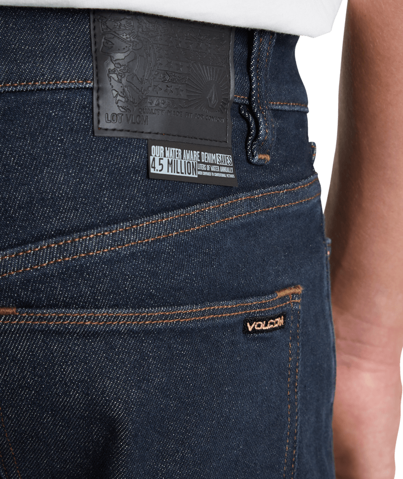 Volcom Solver Denim Cinza Indigo Rinse | Novos Produtos | Produtos mais recentes | Produtos mais vendidos | surfdevils.com