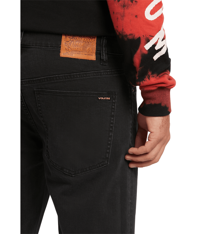 Volcom | Volcom Solver Denim Ink Black  | Men, Pantalones, Ropa, Tejanos | 