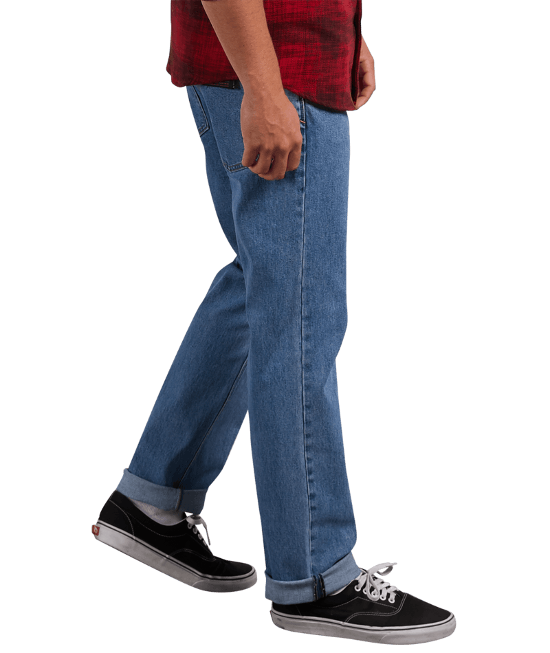 Volcom | Volcom Solver Denim Stone Blue  | Men, Pantalones, Ropa, Tejanos | 
