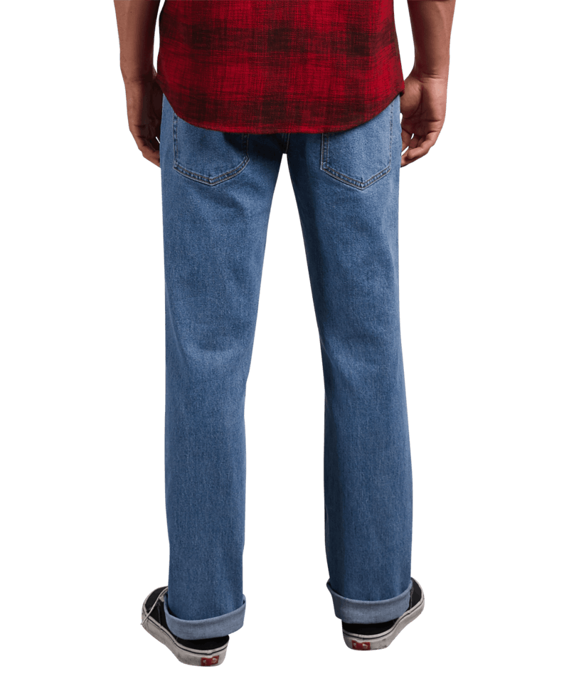 Volcom | Volcom Solver Denim Stone Blue  | Men, Pantalones, Ropa, Tejanos | 