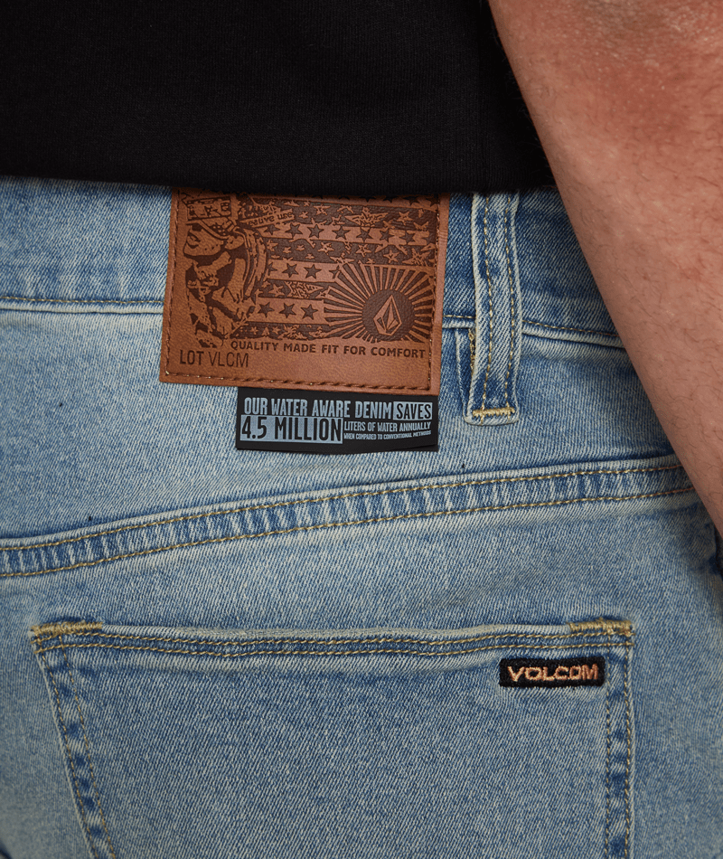 Volcom | Volcom Solver Denim Worker Indigo Vintage  | Men, Pantalones, Ropa, Tejanos | 