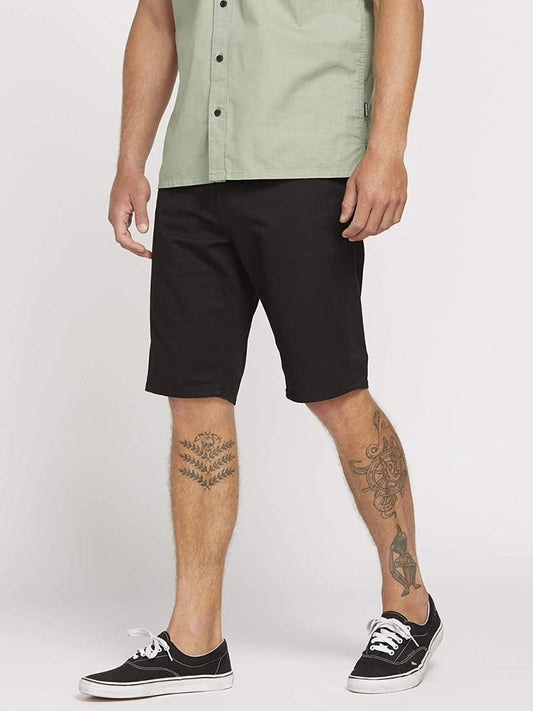 Produtos mais vendidos | Volcom | Volcom Solver Lite Twill Black  | Men, Pantalones, Pantalones cortos, Ropa | 