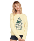 Volcom | Volcom Sound Check Fleece Faded Yellow  | Ropa, Sudaderas, Sudaderas sin capucha, Unisex, Women | 