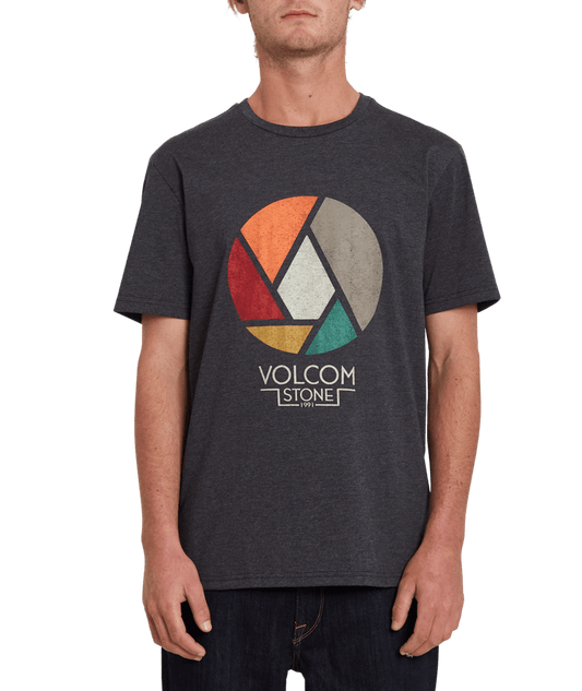 Best selling products | Volcom | Volcom Splicer Hth Ss Heather Black  | Camisetas, Camisetas manga corta, Men, Ropa, Unisex | 