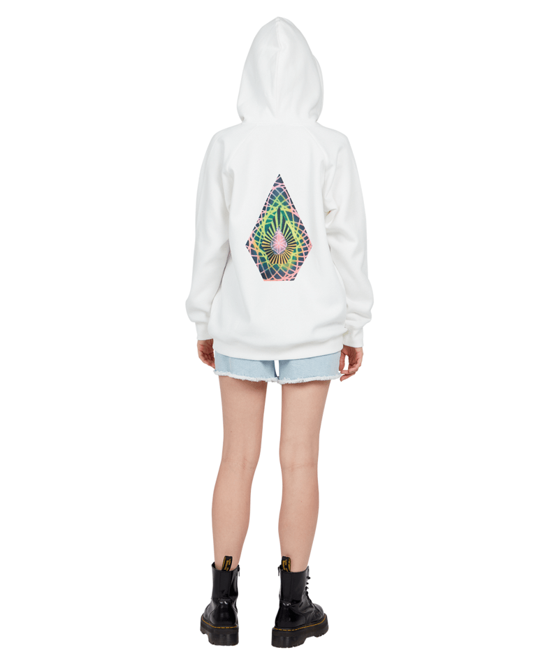 Volcom | Volcom Star Shields Bf Hoodie Star White  | Ropa, Sudaderas, Sudaderas con capucha, Women | 