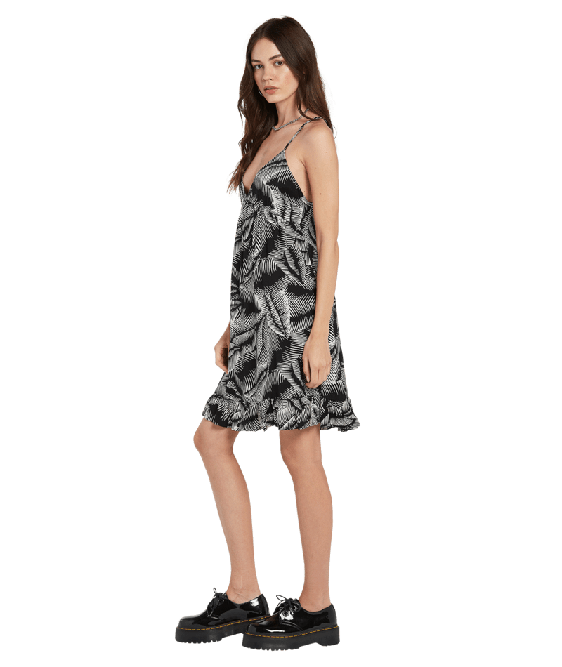Volcom Stay Palm Kleid Schwarz Weiß | Kleider | Meistverkaufte Produkte | Neue Produkte | Neueste Produkte | Sammlung_Zalando | Volcom-Shop | surfdevils.com