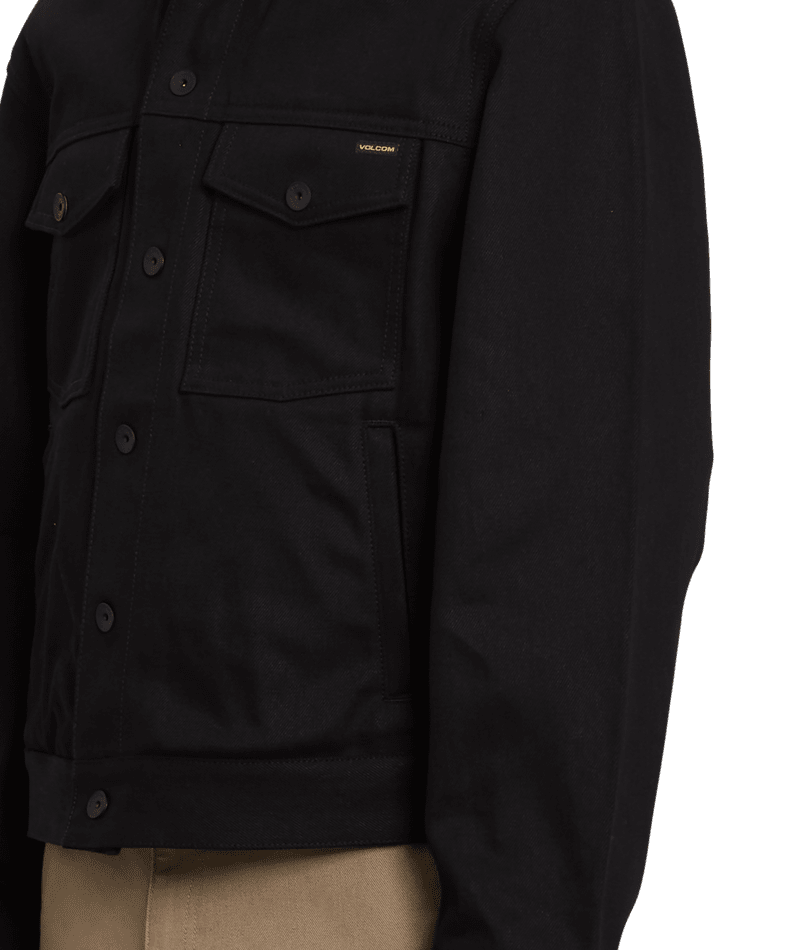 Volcom Stereostone Jacket Black | surfdevils.com