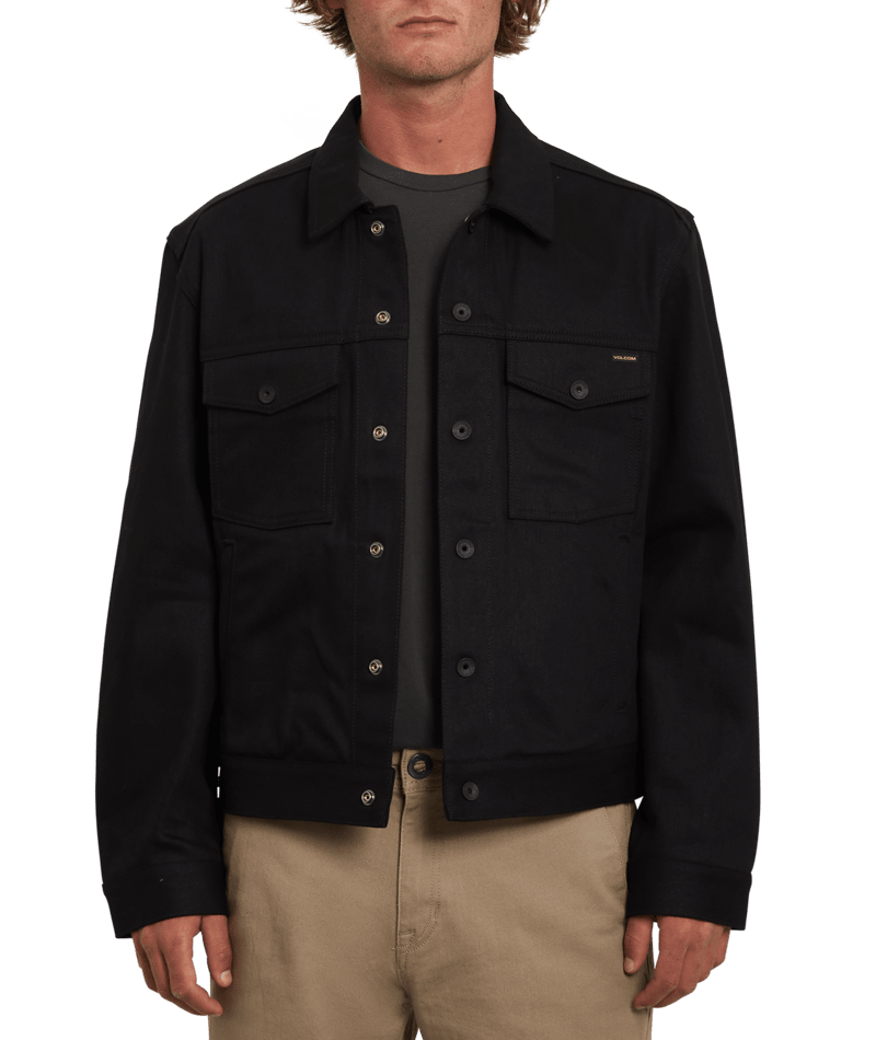 Volcom Stereostone Jacket Black | surfdevils.com