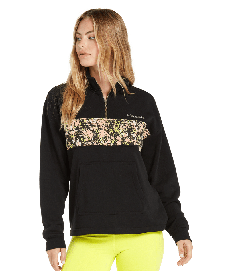 Volcom | Volcom Stn Stackd Mock Neck  | Ropa, Sudaderas, Sudaderas con capucha, Unisex, Women | 