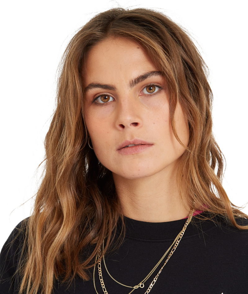 Volcom | Volcom Stone Heart Crew Black  | Ropa, Sudaderas, Sudaderas sin capucha, Unisex, Women | 