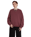 Volcom | Volcom Stone Heart Ii Crew Eggplant  | Ropa, Sudaderas, Sudaderas sin capucha, Women | 
