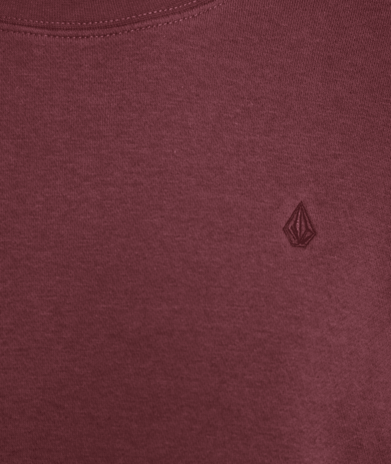 Volcom | Volcom Stone Heart Ii Crew Eggplant  | Ropa, Sudaderas, Sudaderas sin capucha, Women | 