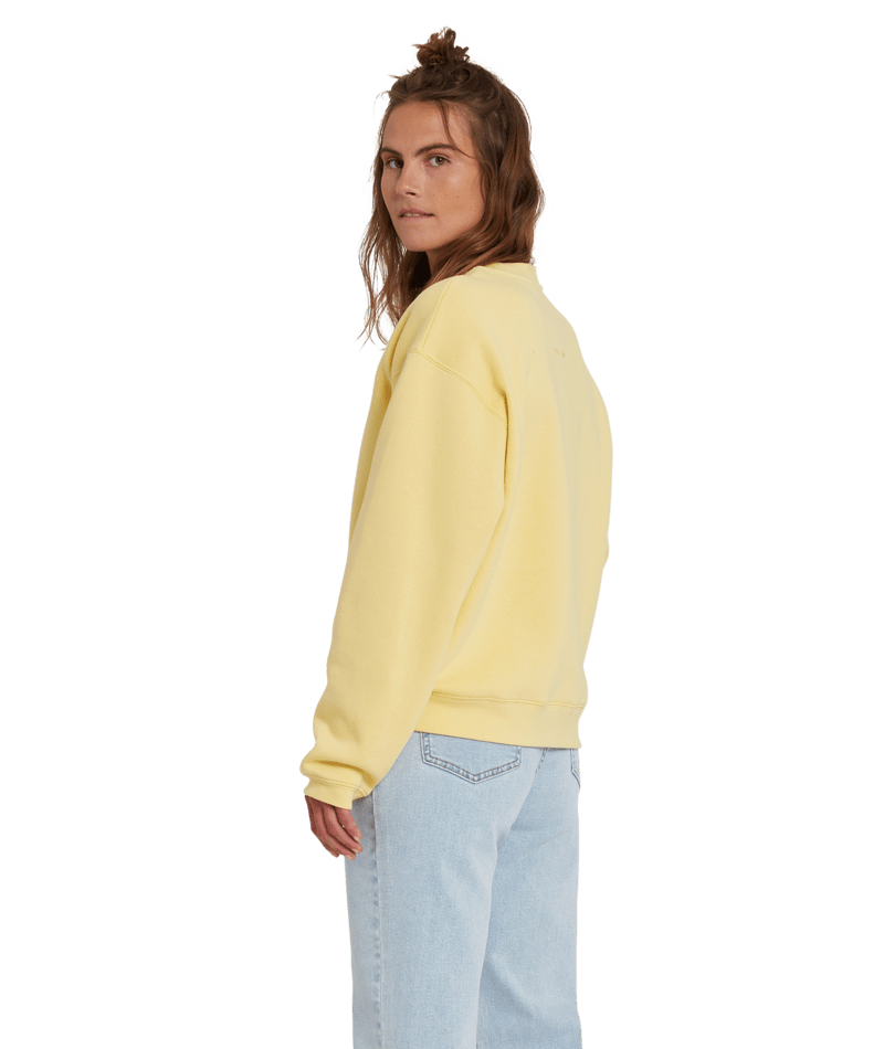 Volcom Stone Heart Ii Crew Wheat | surfdevils.com