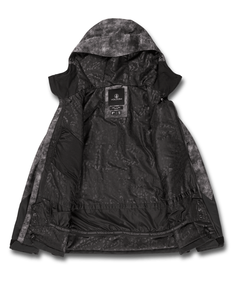 Volcom | Volcom Strayer Ins Jacket Acid Black  | Chaquetas Nieve Mujer, Insulated Technical, Snowboard, Unisex | 