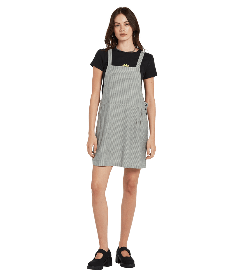 Volcom | Volcom Sunday Strut Dress Black White  | Ropa, Vestidos, Women | 