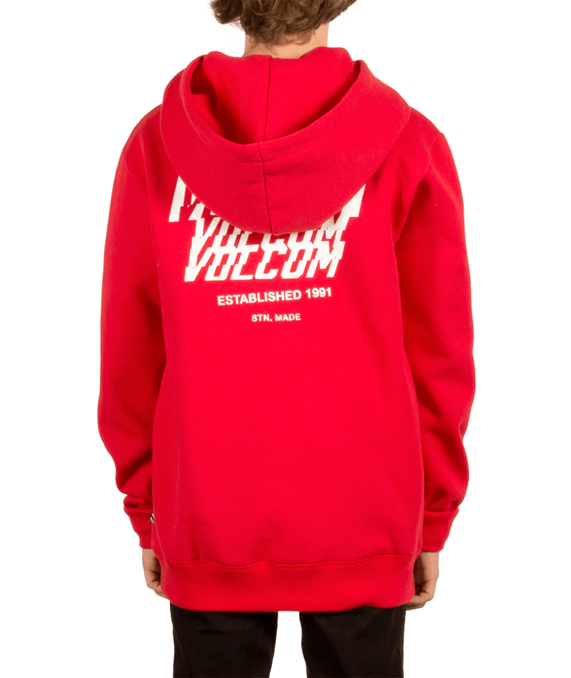 Volcom | Volcom Supply Stone Zip True Red  | Ropa, Sudaderas, Sudaderas con cremallera, Youth | 