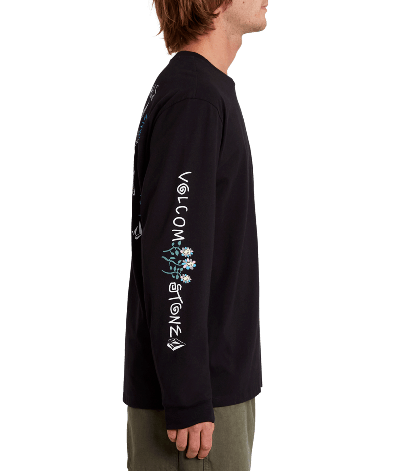 Volcom | Volcom Surf Vitals Animal Bsc Ls Black  | Camisetas, Camisetas manga larga, Men, Ropa, Unisex | 