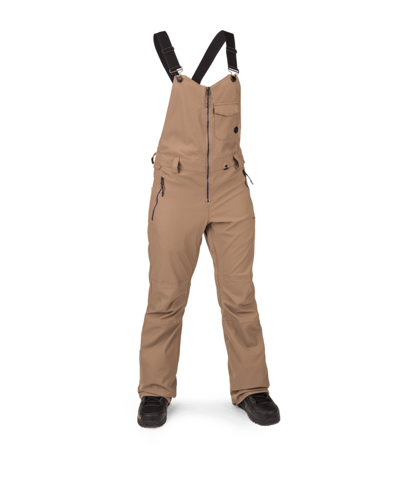 Volcom | Volcom Swift Bib Overall Coffee  | Pantalones Nieve Mujer, Snowboard, Women | 