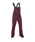 Volcom | Volcom Swift Bib Overall Merlot  | Pantalones, Pantalones Nieve Mujer, Shell Technical, Snowboard, Unisex | 