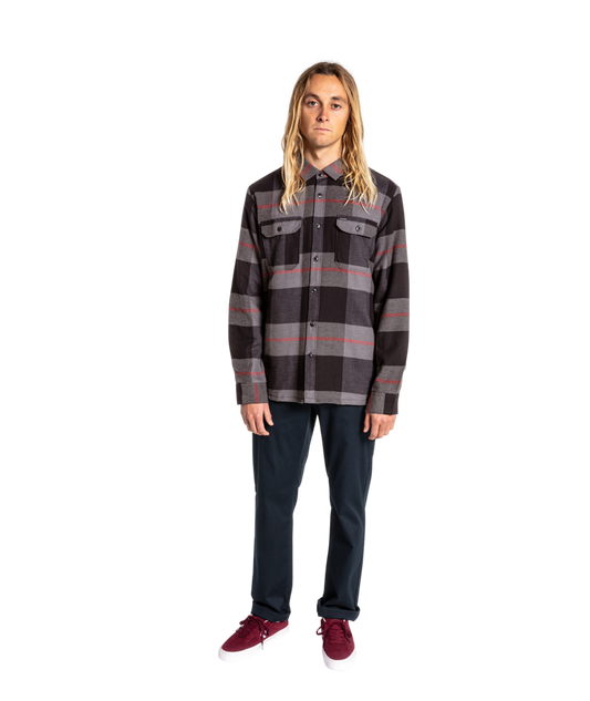 Produtos mais vendidos | Volcom | Volcom Trademan Plaid Ls  | Camisas, Camisas manga larga, Men, Ropa | 