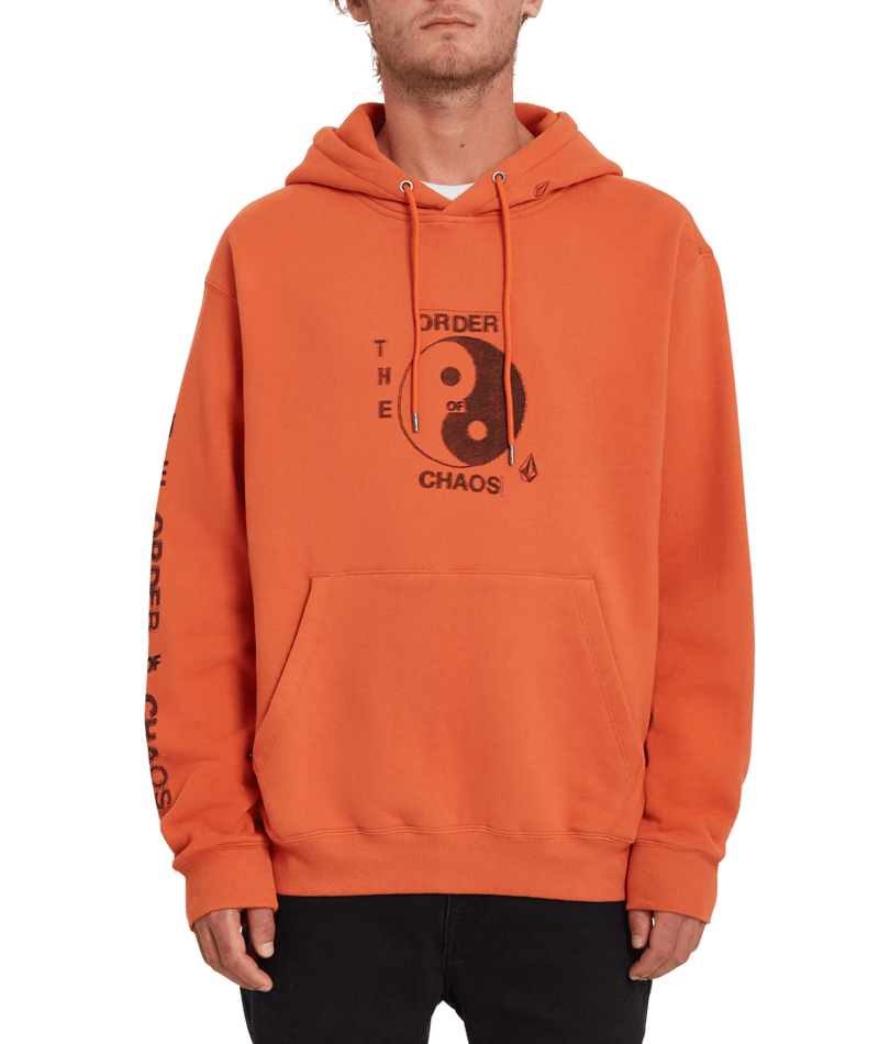 Volcom | Volcom Transient Waves Po Burnt Ochre  | Men, Ropa, Sudaderas, Sudaderas con capucha | 
