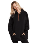 Volcom | Volcom Truly Stoked Bf Hoodie Black-escape  | Ropa, Sudaderas, Sudaderas con capucha, Unisex, Women | 
