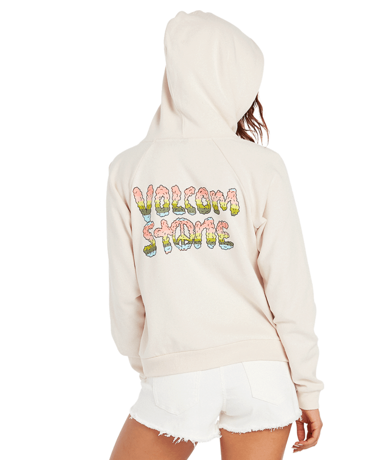 Sweatshirt com capuz Volcom Truly Stokin castanho areia | Coleção_Zalando | Loja Volcom | Moletons femininos | Novos Produtos | Produtos mais recentes | Produtos mais vendidos | surfdevils.com