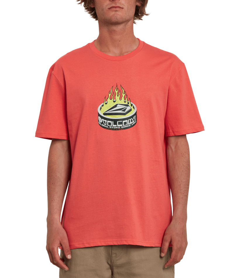 Volcom Tuna Bsc Ss Cayenne | Camisetas de hombre | Camisetas manga corta de hombre | Volcom Shop | surfdevils.com