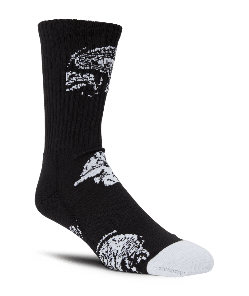 Volcom Vibes Socks Pr Black On Black | surfdevils.com
